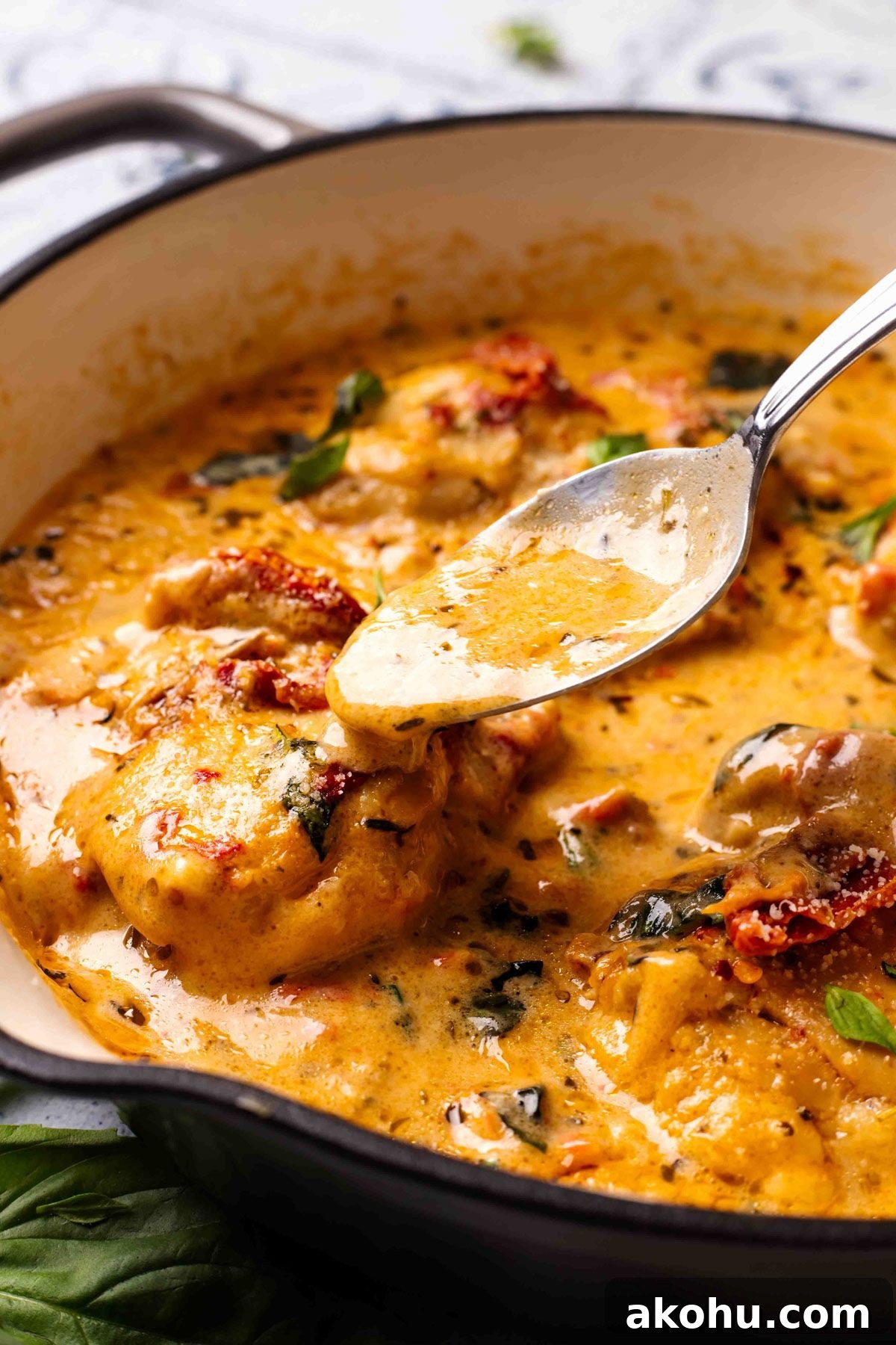 Creamy Chicken with Sun-Dried Tomatoes