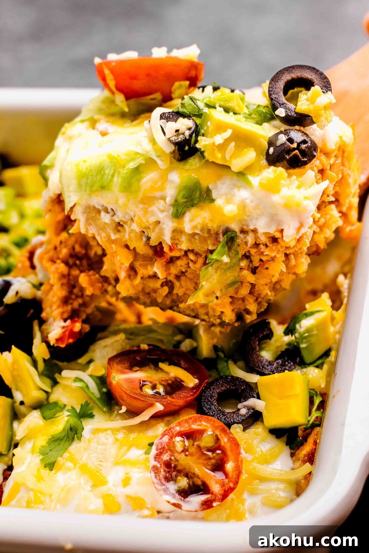 Low Carb Taco Casserole