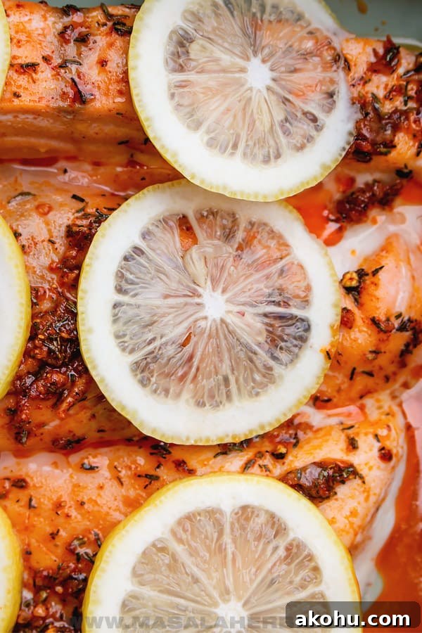 Baked Spiced Salmon Fillet