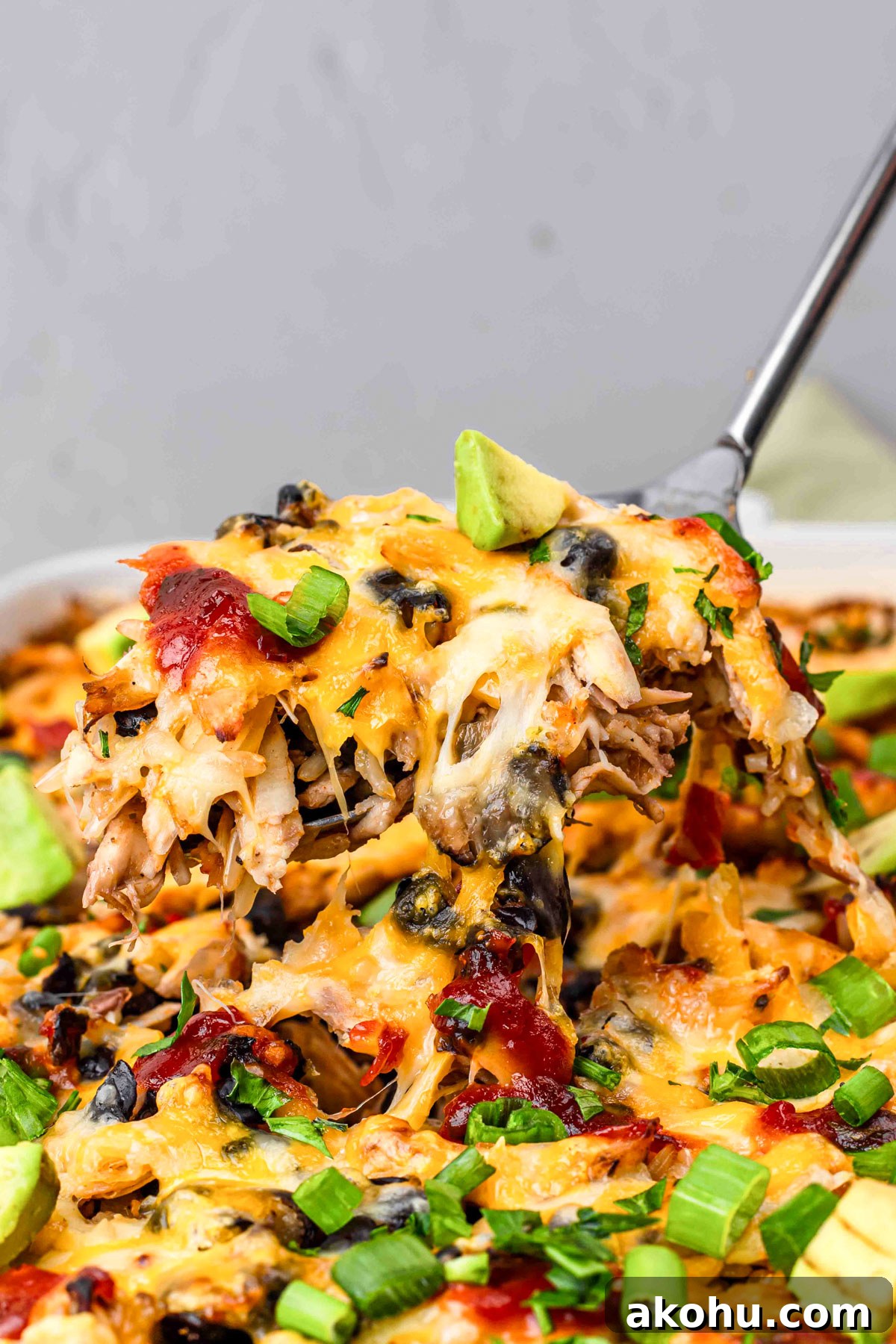 chicken burrito casserole