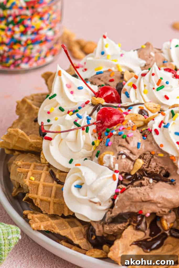 Decadent Ice Cream Nachos Recipe with Toppings and Tips 4 photo of ice cream nachos with toppings
