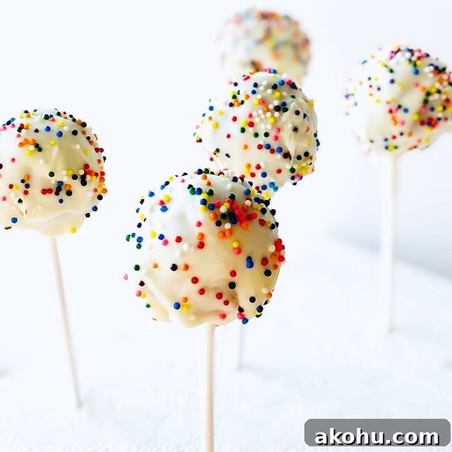 No-Bake Cake Pops: Simple Healthy Recipe for Bite-Sized Treats 3 Cake-Pops-Healthy-five-in-stand