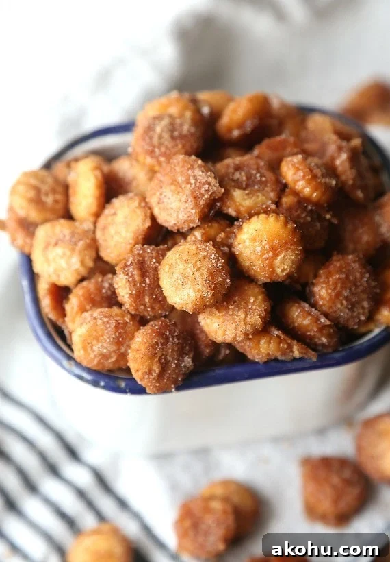 Salty Churro Toffee Snack Mix