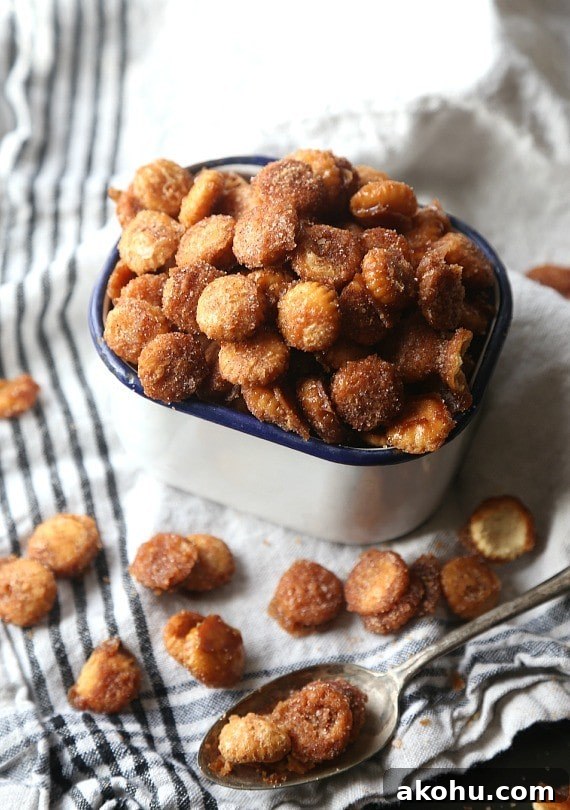 Salty Churro Toffee Snack Mix