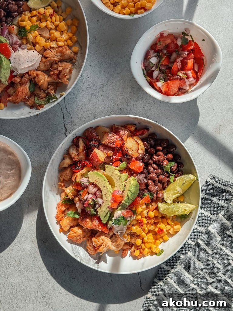 Spicy Southwest Chicken and Air-Fried Vegetable Bowl 2 Spicy Southwest Chicken & Air-Fried Veggie Bowl pic 1