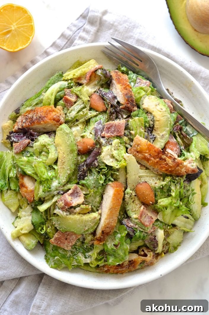 Caesar Salad with Tahini Dressing
