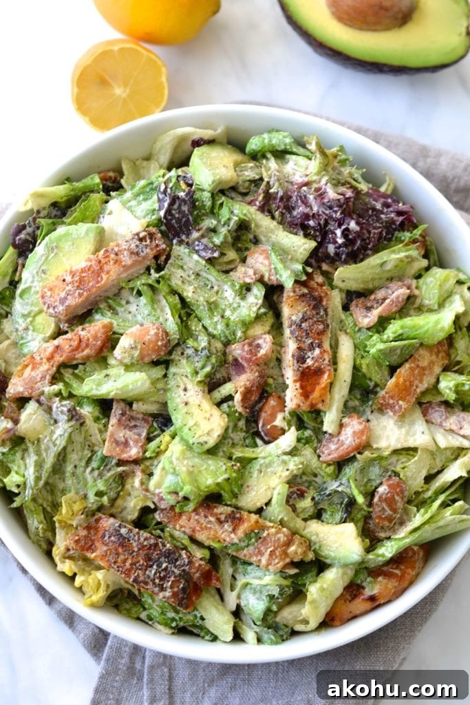 Caesar Salad with Tahini Dressing