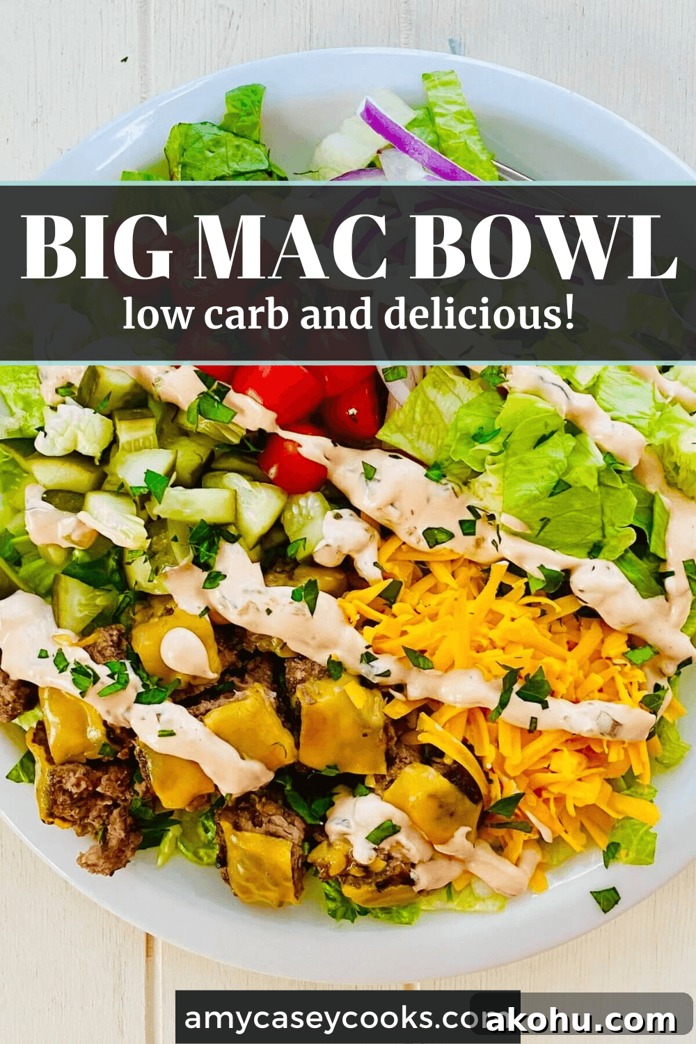 Big Mac salad bowl.