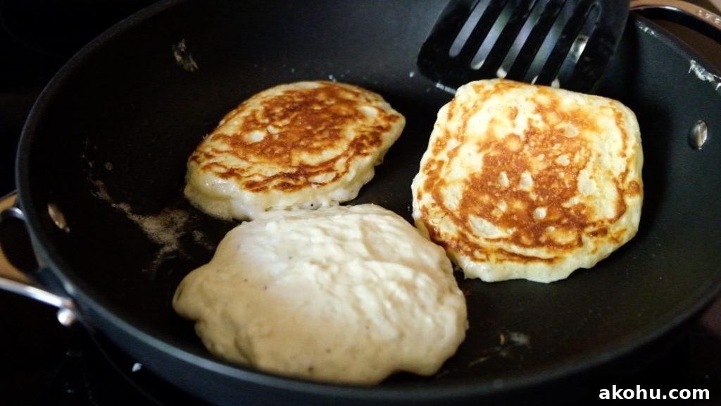 Flipped pancake