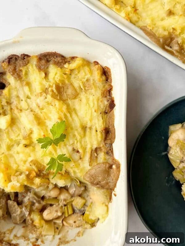 vegan mushroom pie