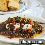 goat cheese with tomatoes and peppers appetizer