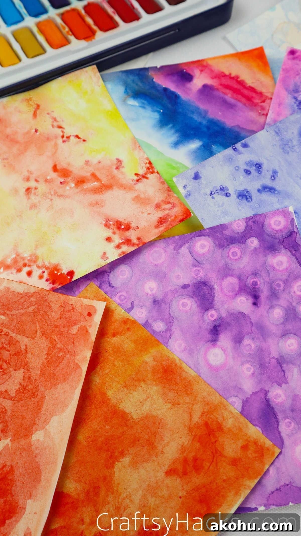 10 Watercolor Hacks for Beginners: Practical Tips & Tricks 4 watercolor paintings