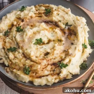 Creamy Brown Butter and Herb Mashed Potatoes