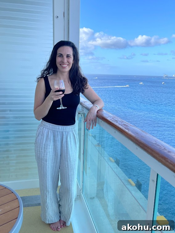 Jen on gluten-free cruise