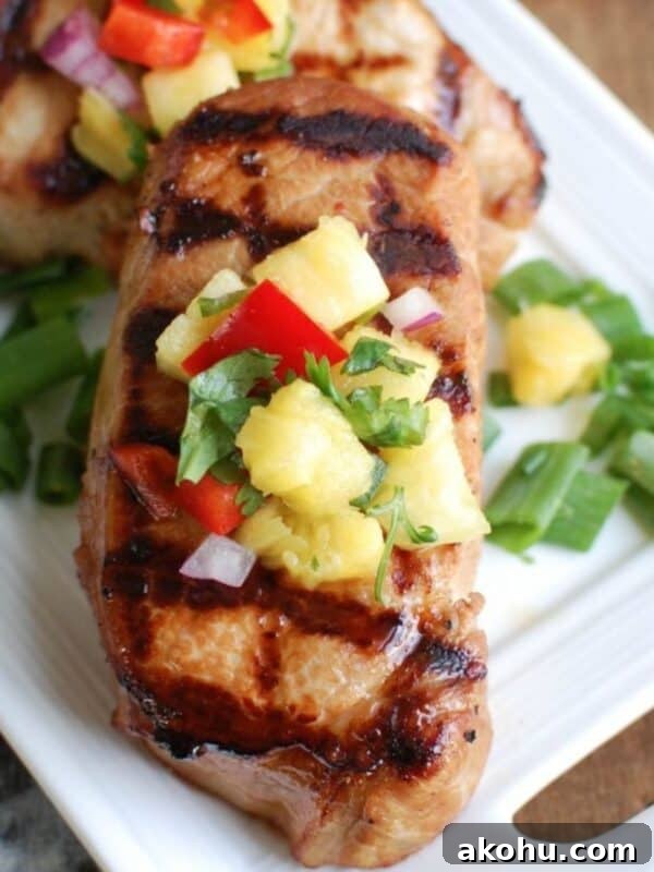 Grilled Hawaiian Pork Chops 1200 x 1200