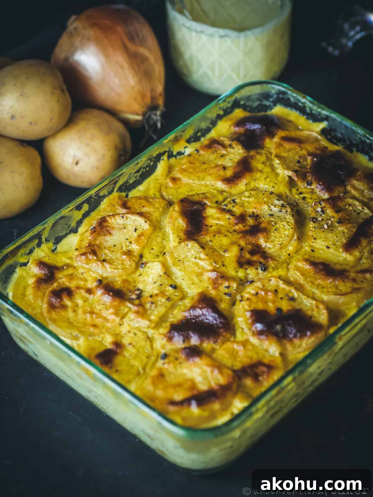 scalloped potatoes (vegan, gluten-free)