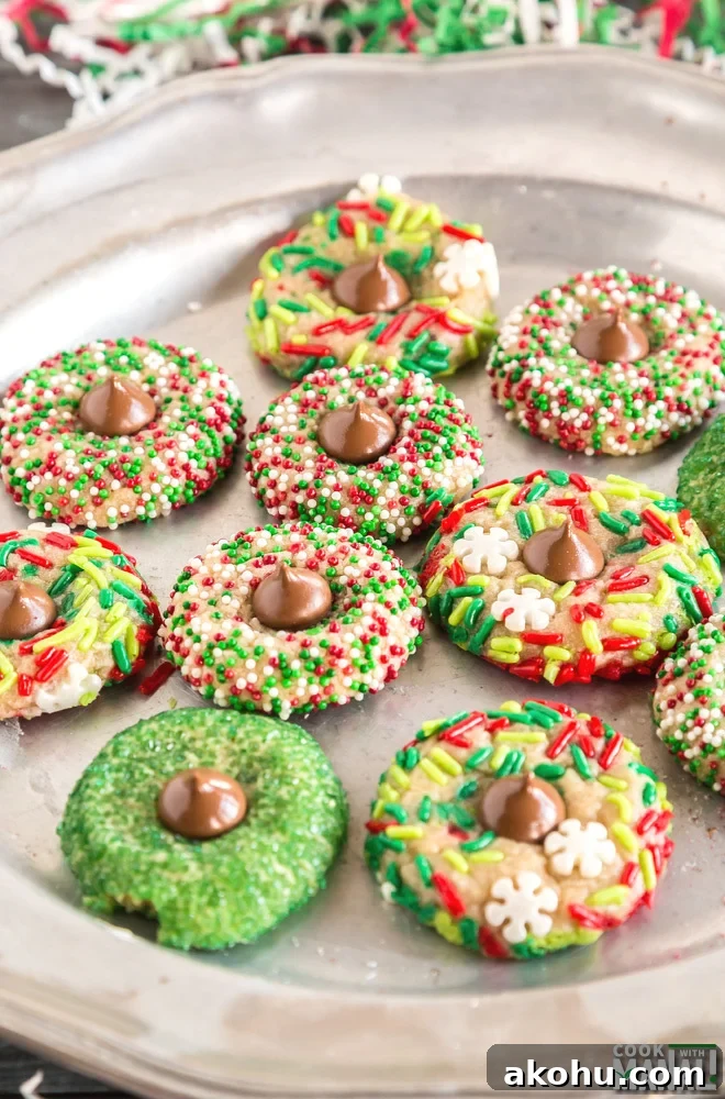 Christmas Kiss Cookie