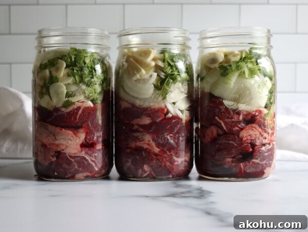 Canning Chipotle Beef Taco Meat
