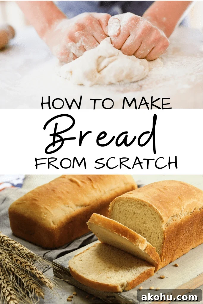 Homemade Bread for Beginners: Step-by-Step Video Guide 2 two loaves of homemade bread cut on cutting board and grains
