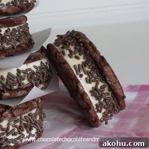 Mint Chocolate Chip Ice Cream Recipe and Tips for Perfect Flavor 10 Easy Ice Cream Sandwiches made with homemade Chocolate Cookies