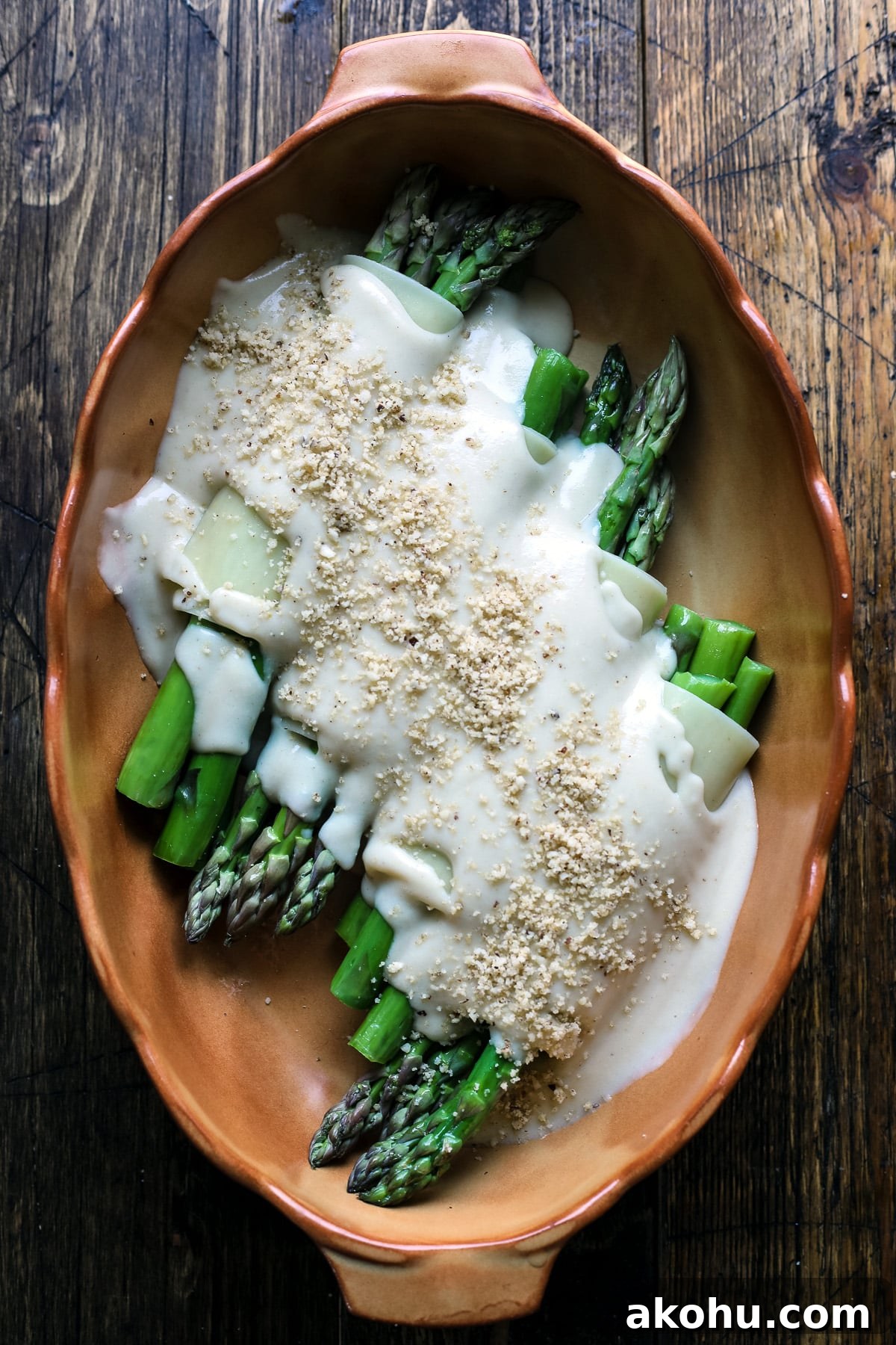 Vegan Cannelloni before baking.