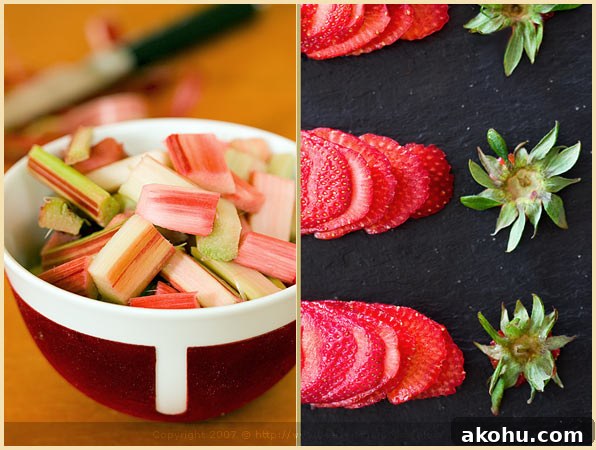 strawberry cake rhubarb fraisier fruit sweet