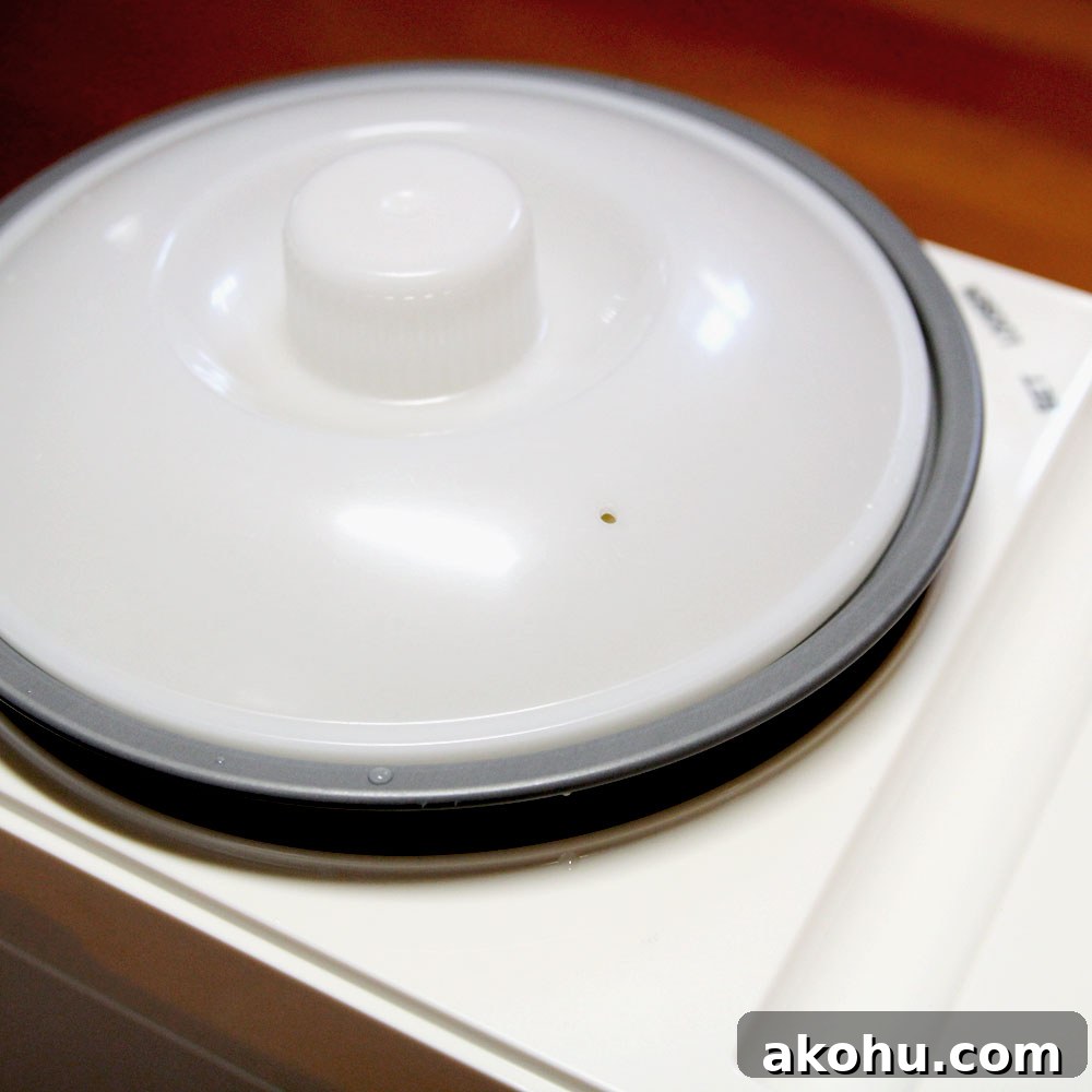 steaming rice