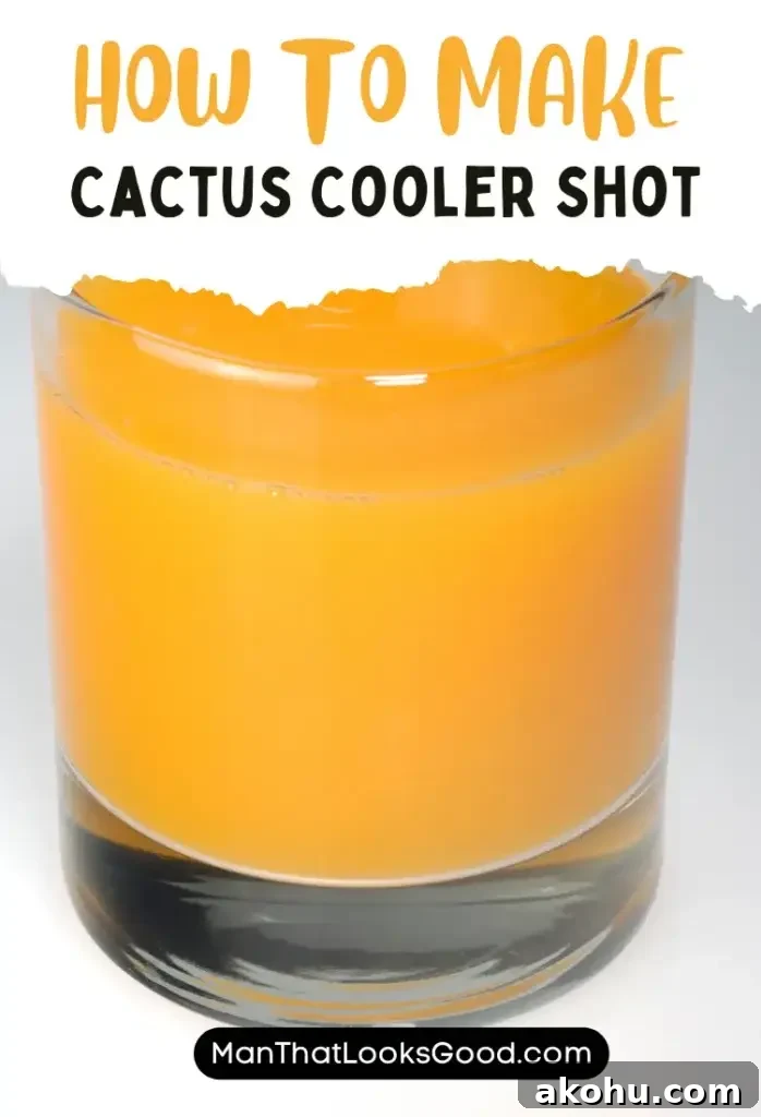 Cactus Cooler shot ready