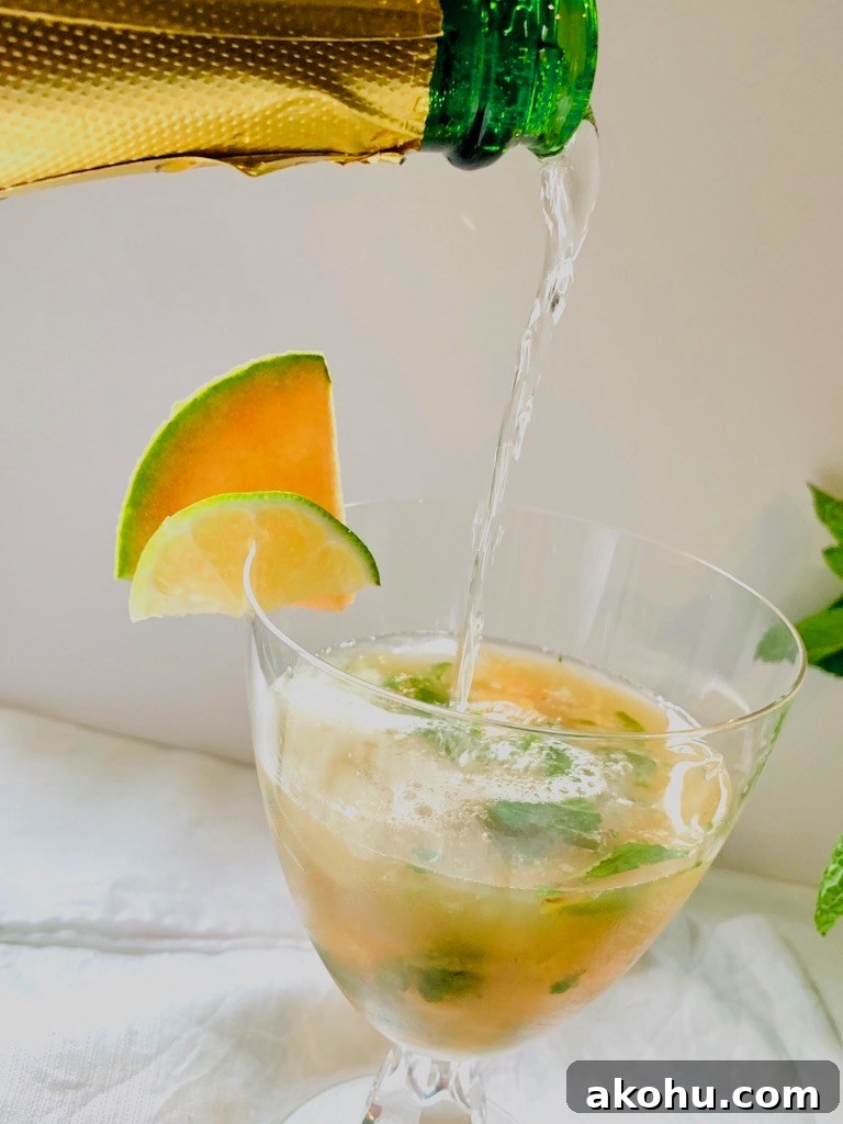 sparkling bourbon smash bourbon summer cocktail