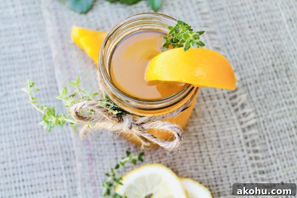 bourbon peach tea