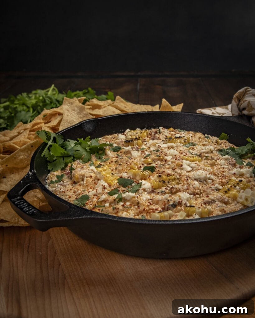Smoked Mexican Street Corn Dip Recipe for Parties and BBQs 2 img 3038 1