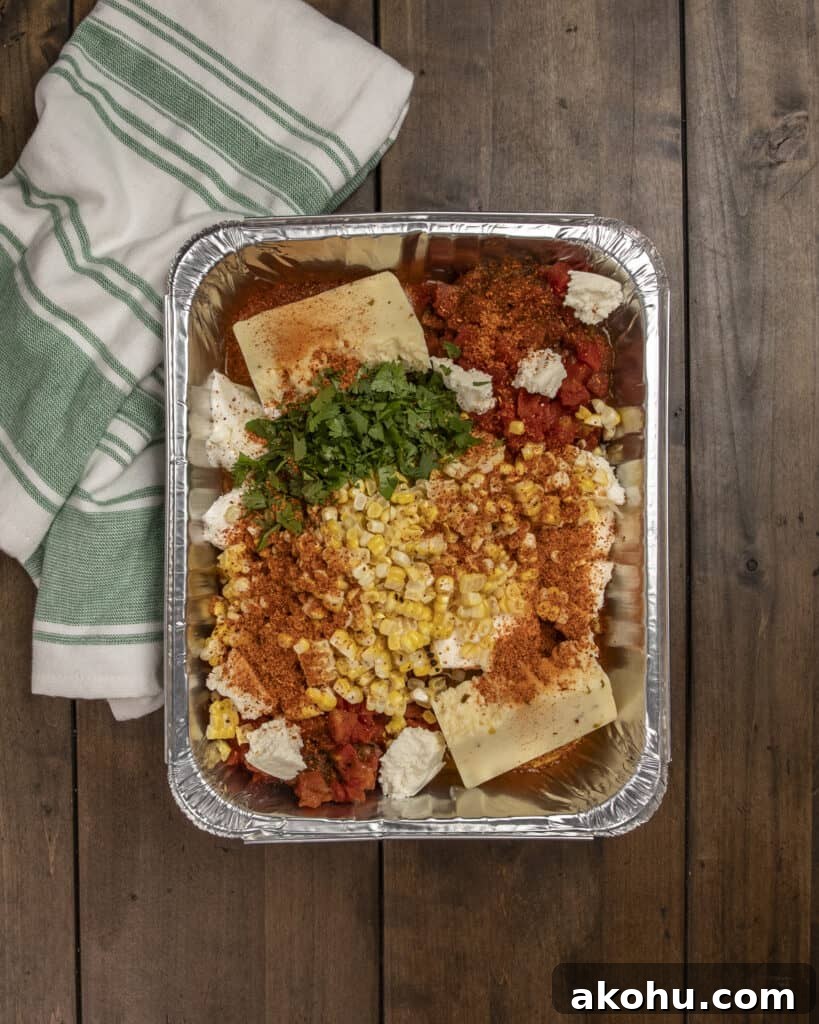 Smoked Mexican Street Corn Dip Recipe for Parties and BBQs 5 img 3038 4