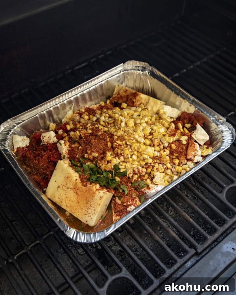 Smoked Mexican Street Corn Dip Recipe for Parties and BBQs 6 img 3038 5