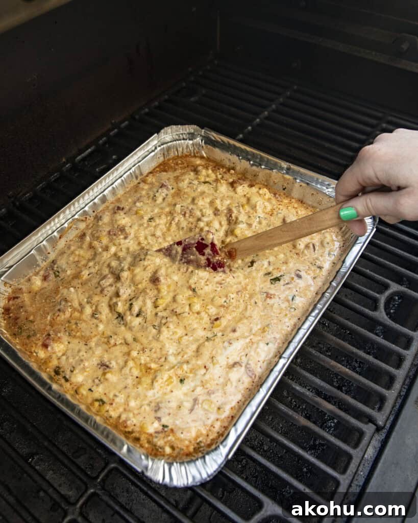Smoked Mexican Street Corn Dip Recipe for Parties and BBQs 7 img 3038 6