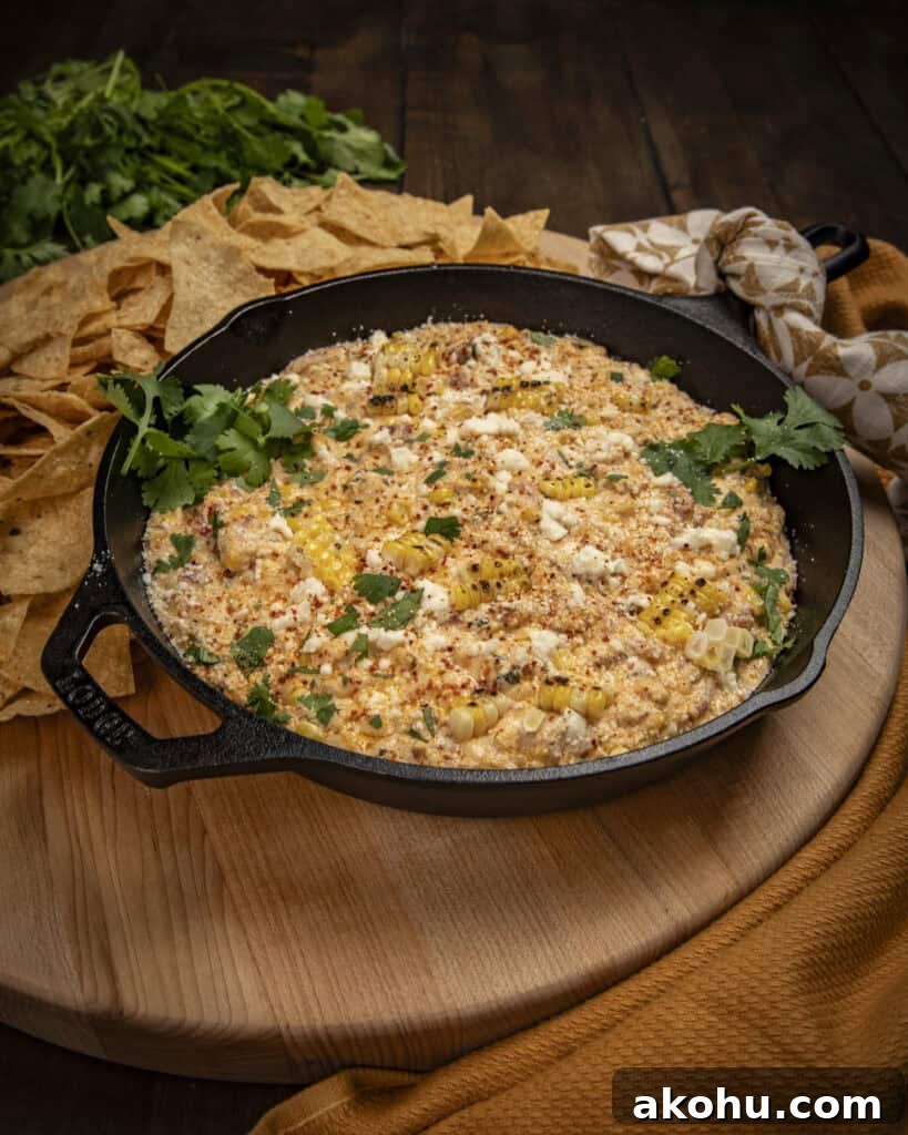 Smoked Mexican Street Corn Dip Recipe for Parties and BBQs 8 img 3038 7