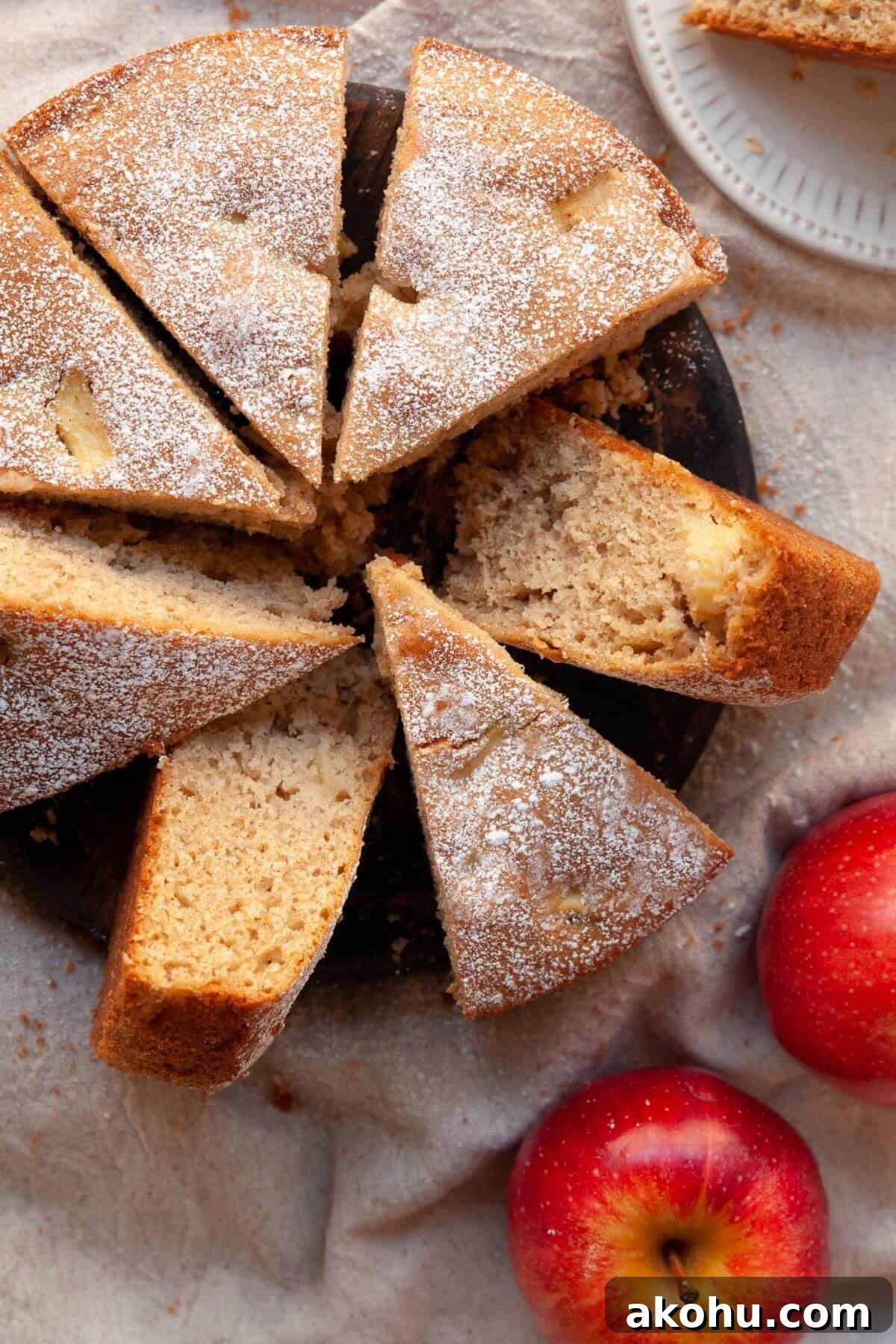 Gluten-Free Apple Cake: Moist Recipe with Cinnamon Crumble 10 Easy gluten-free apple cake, moist and tender with chunks of fresh apple.