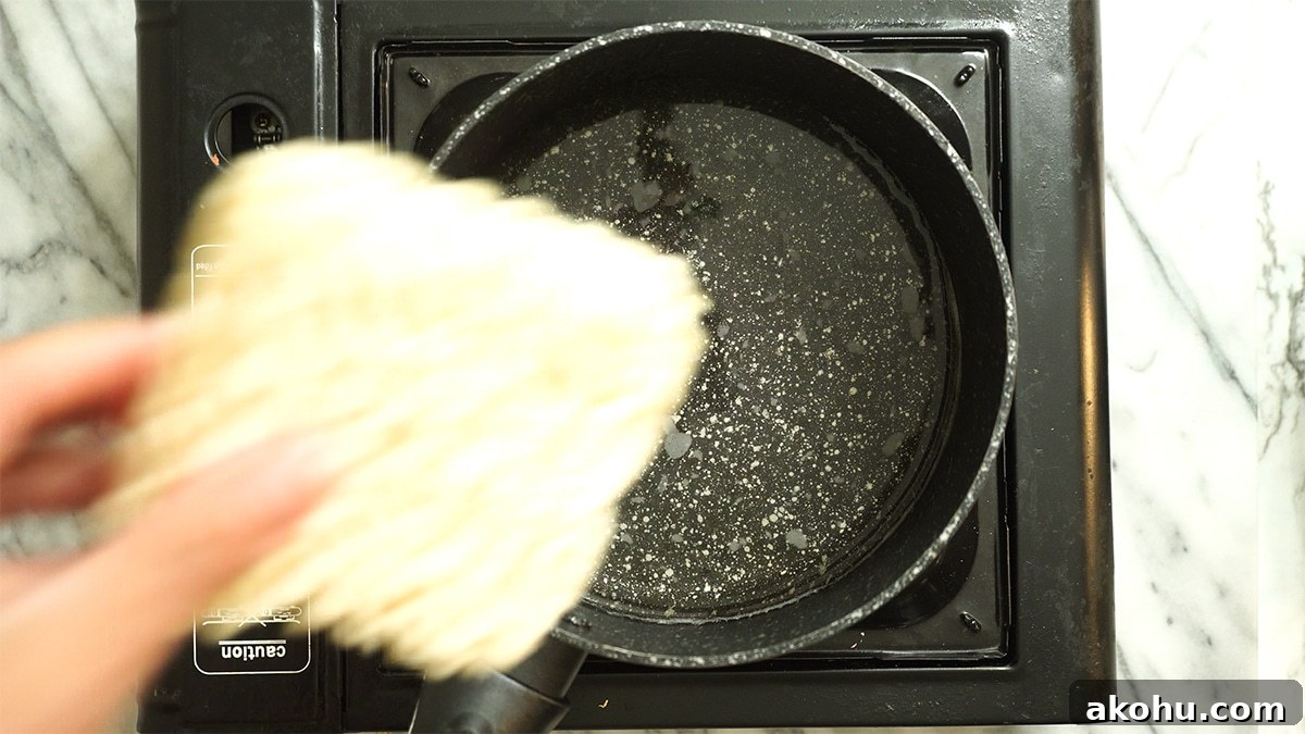 Boil the water