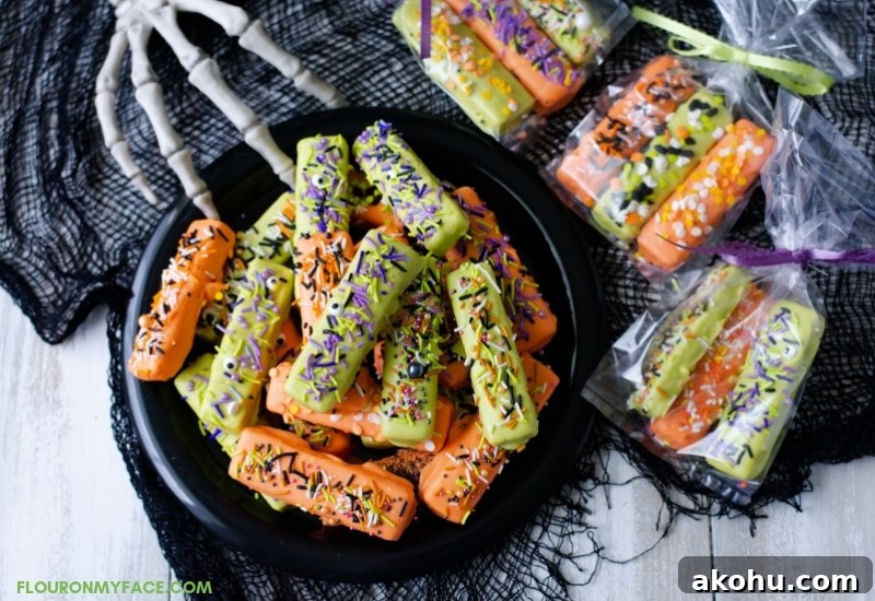 Ultimate Pumpkin Carving Gift Guide for Fall Enthusiasts 3 Halloween Cookies on a black plate