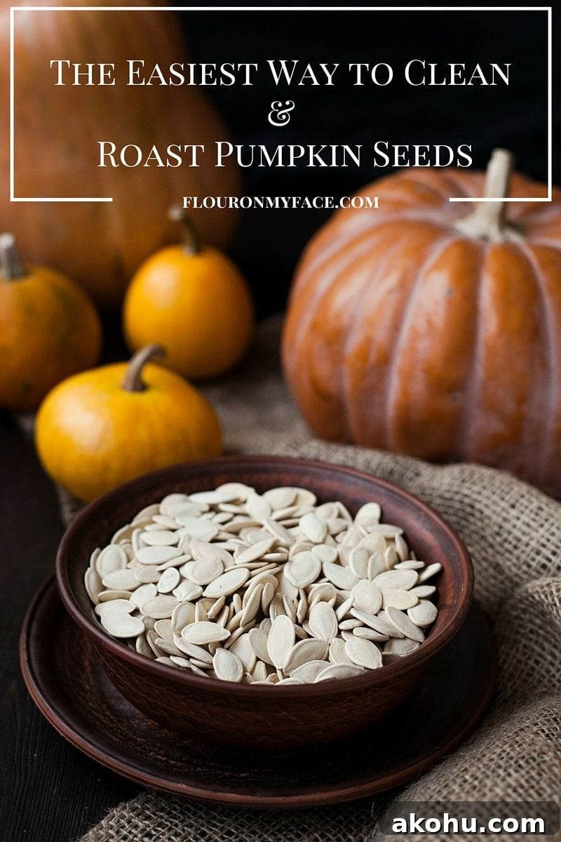 How to clean and roast pumpkins seeds. How to clean and roast pumpkins seeds. The easiest way to clean those stringy pieces of pumpkin pulp from pumpkins seeds and to make the salty roasted pumpkin seeds that you love.