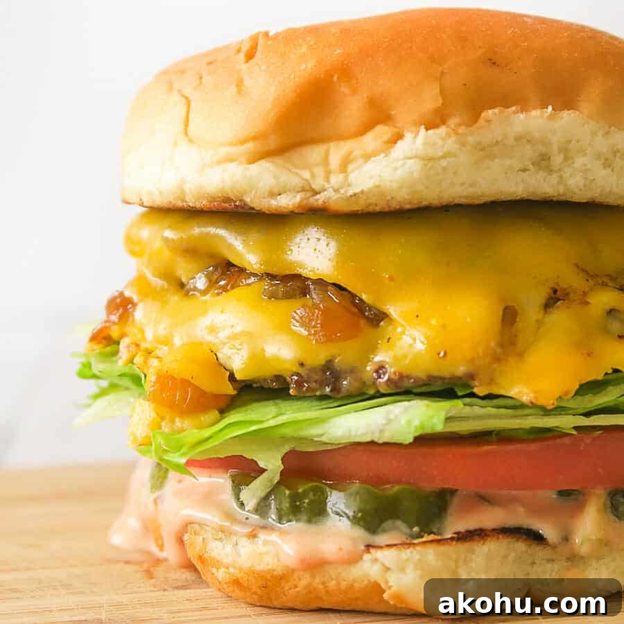 In-N-Out Copycat Double-Double Animal-Style Burger