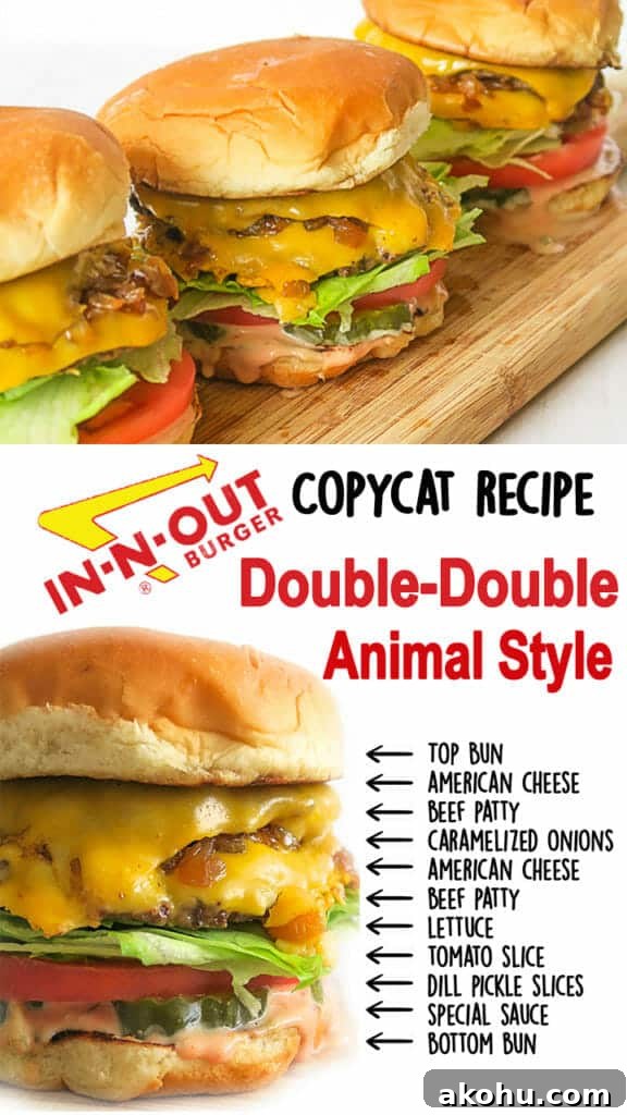 In-N-Out Burger Copycat (Double Double Animal Style)