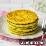 Crispy Savory Pea Pancakes with Herbed Yogurt Dip 5 Savory pea pancakes thumbnail