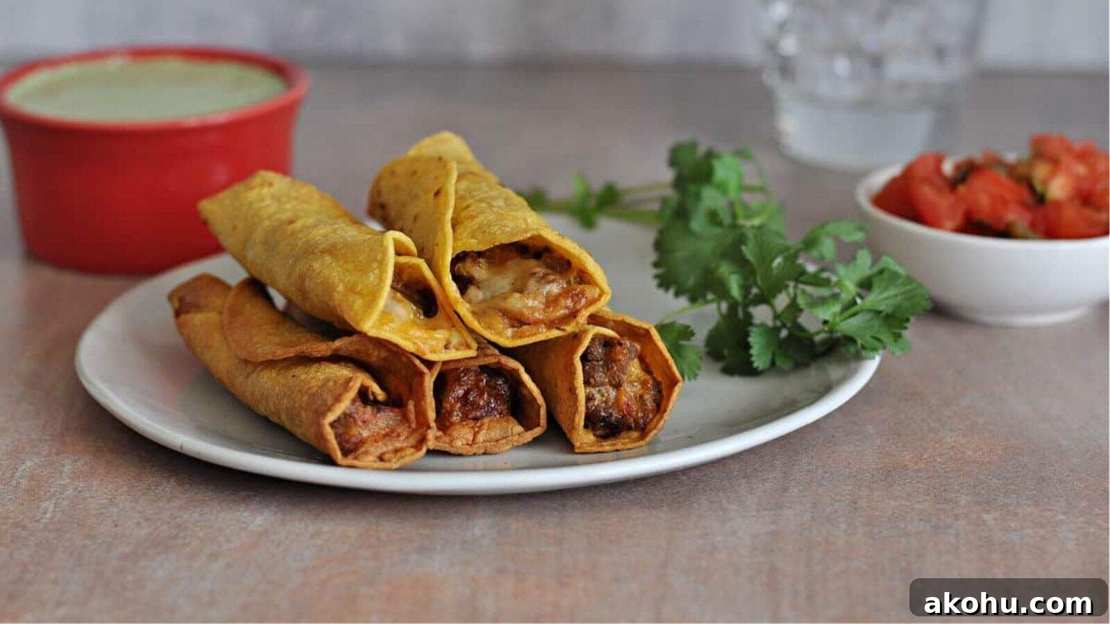 17 Golden, Crunchy Air Fryer Sides Everyone Will Love 2 Air Fryer Taquitos