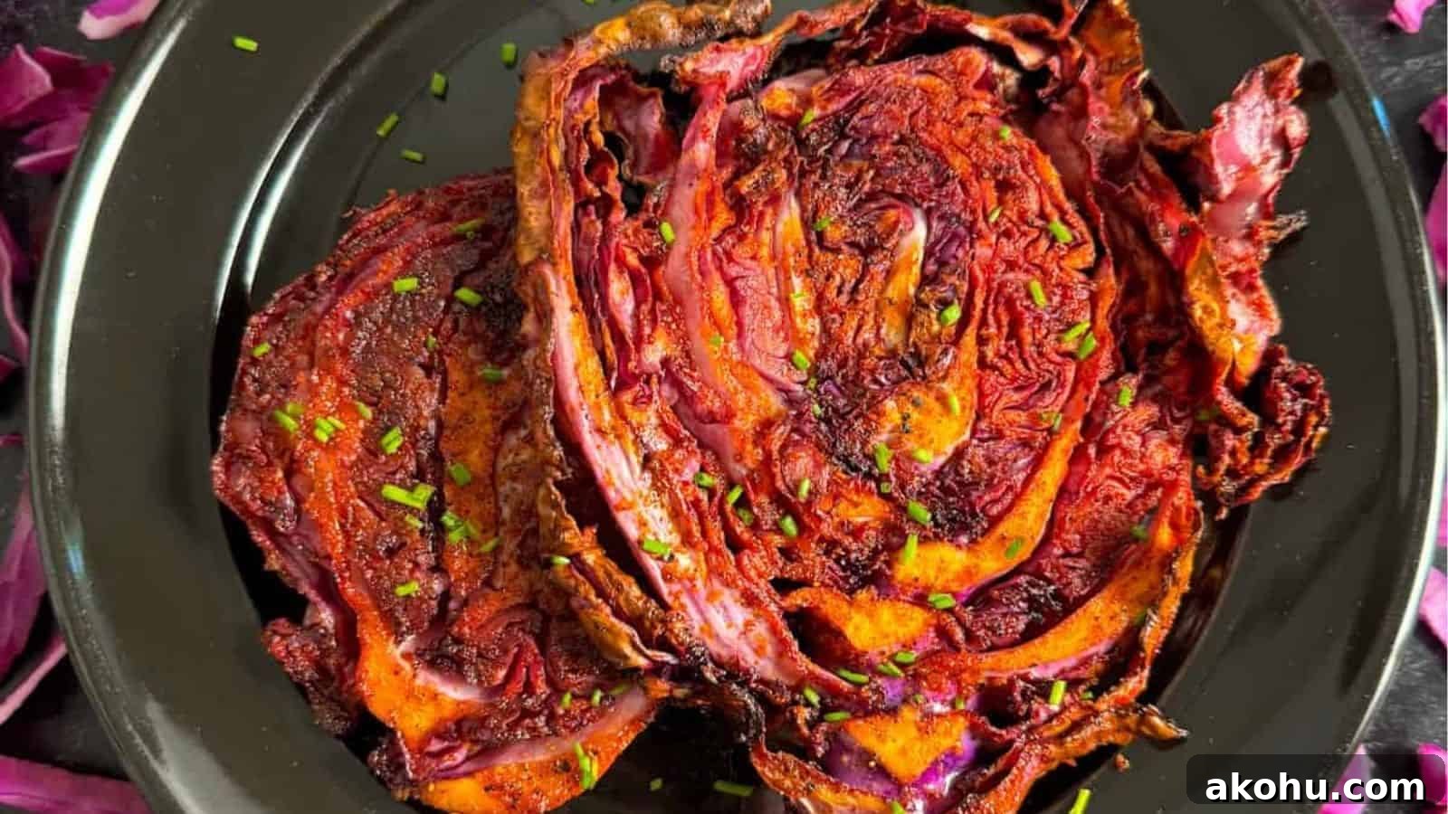 17 Golden, Crunchy Air Fryer Sides Everyone Will Love 12 Air Fryer Red Cabbage Steaks
