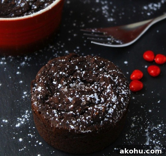 Black Bean Lava Cakes