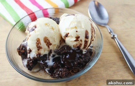 Slow Cooker Hot Fudge Cake