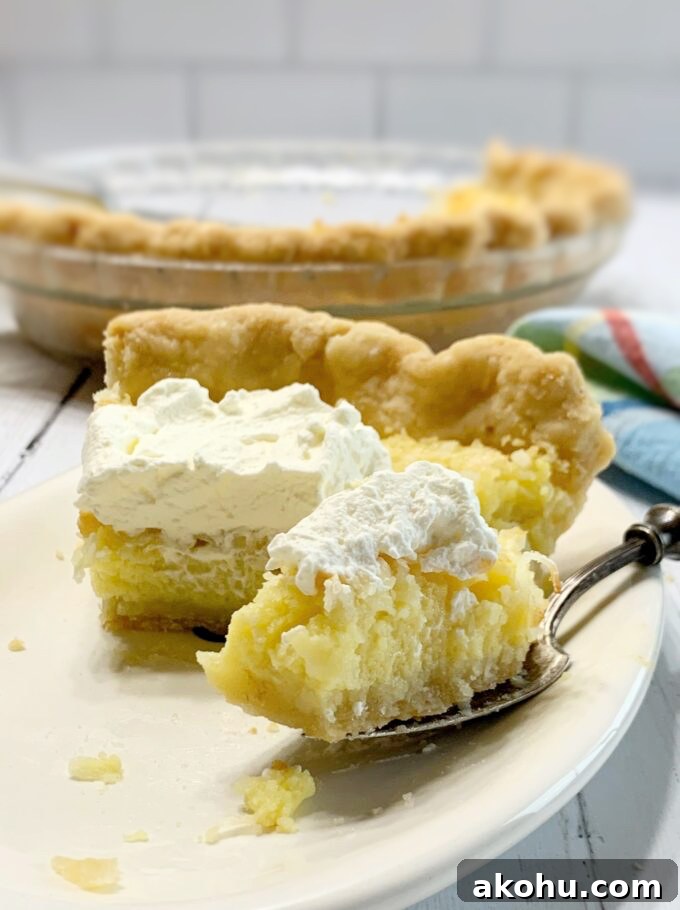 Coconut Custard Pie.