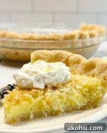 Coconut Custard Pie.