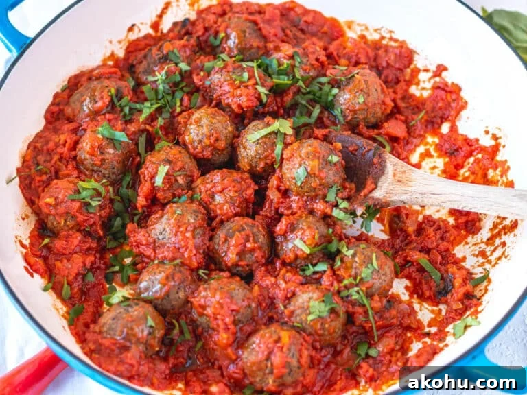 Vegan meatballs.