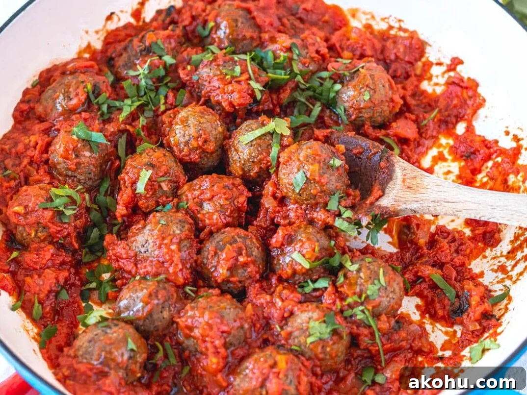 Vegan meatballs.